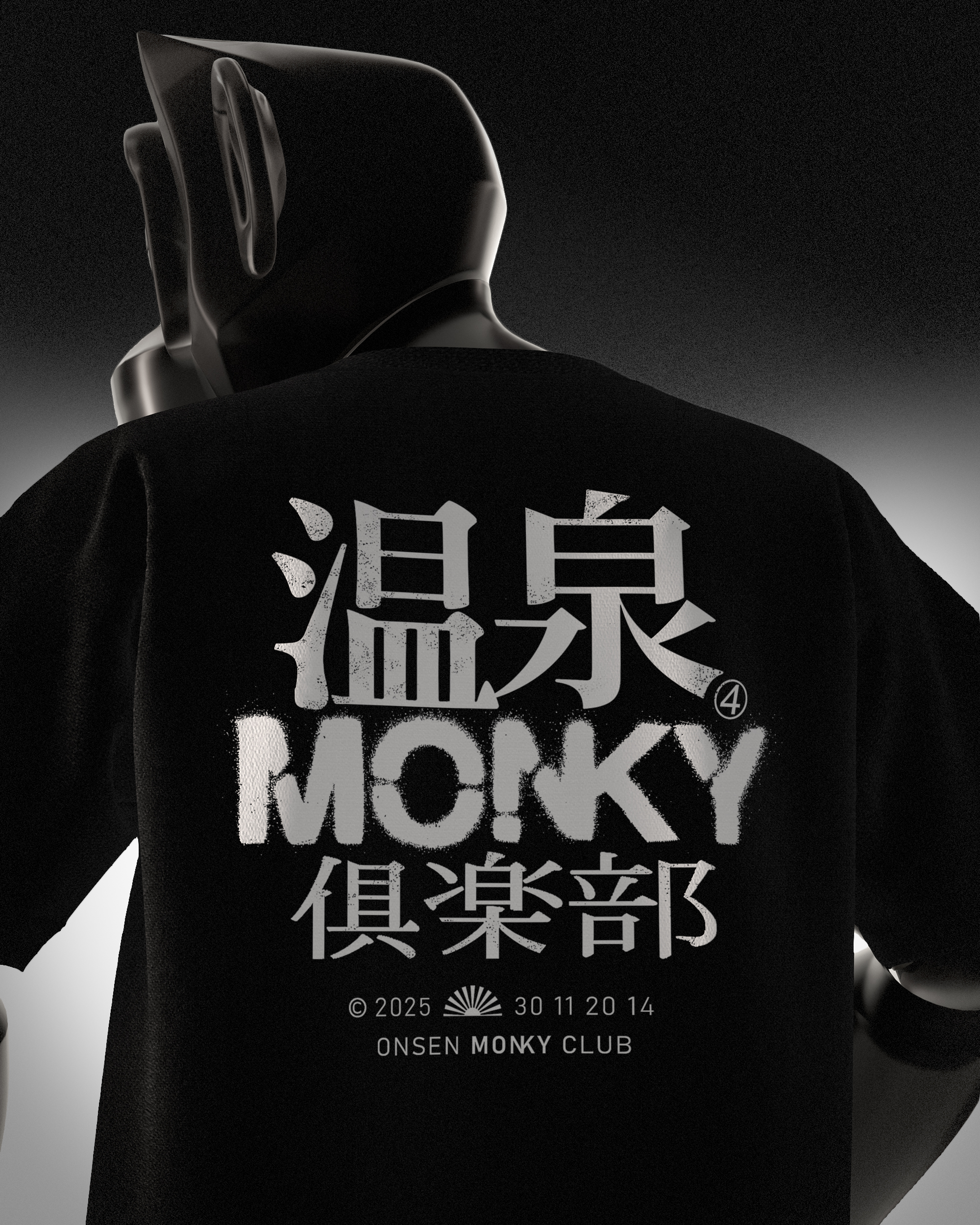 MONKY *004 detalhe da estampa